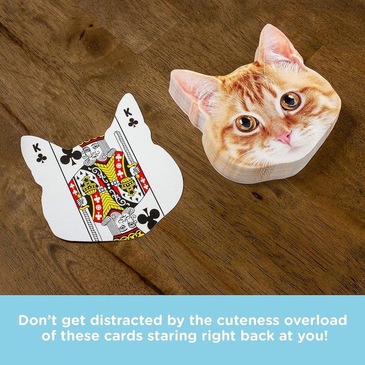 Kitten-Shaped Playing Cards | 52 Card Deck + 2 Jokers