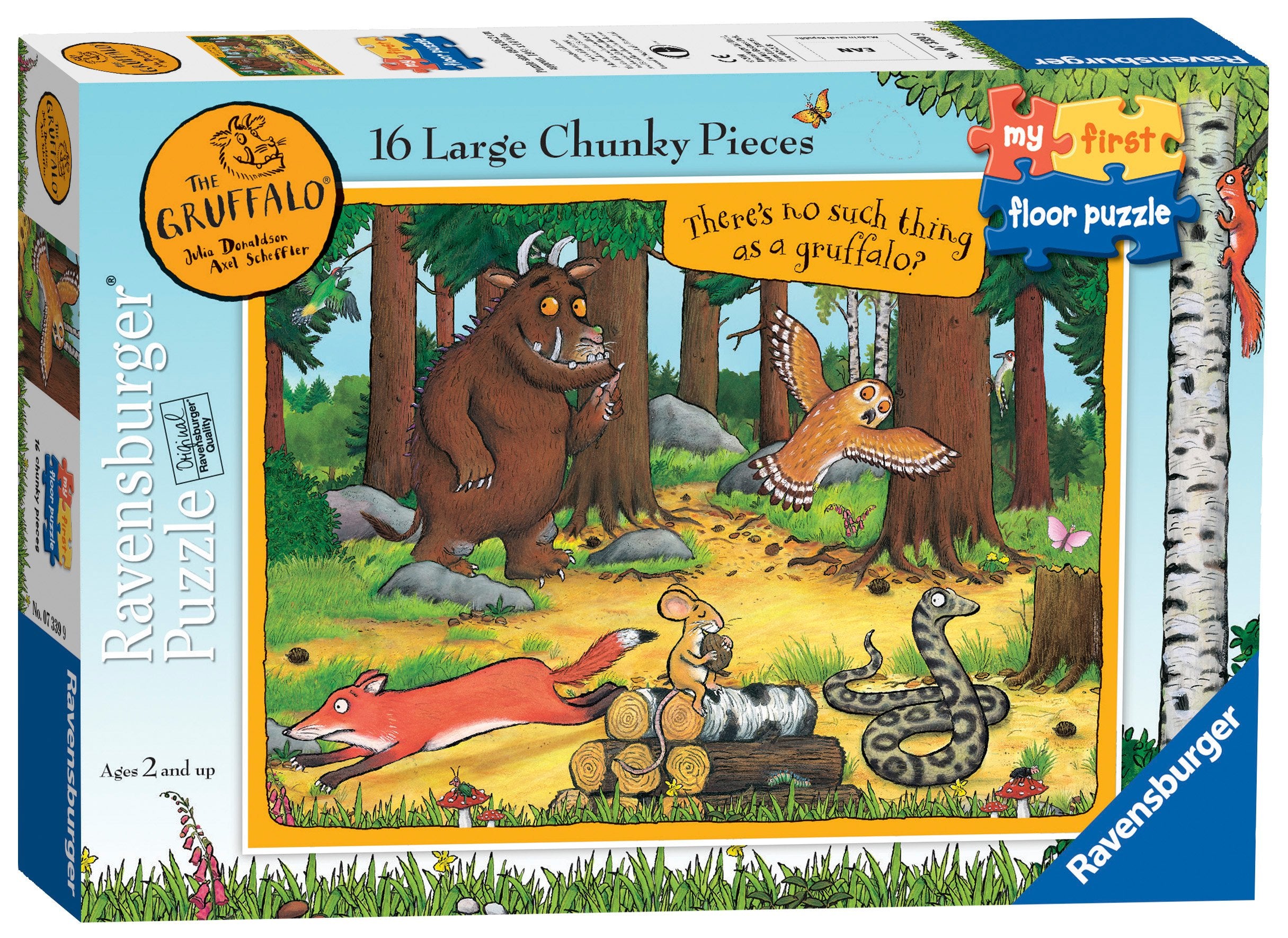 Ravensburger The Gruffalo - My First Floor Puzzle - 16 Piece Jigsaw Puzzles for Kids Age 24 Months+ 1