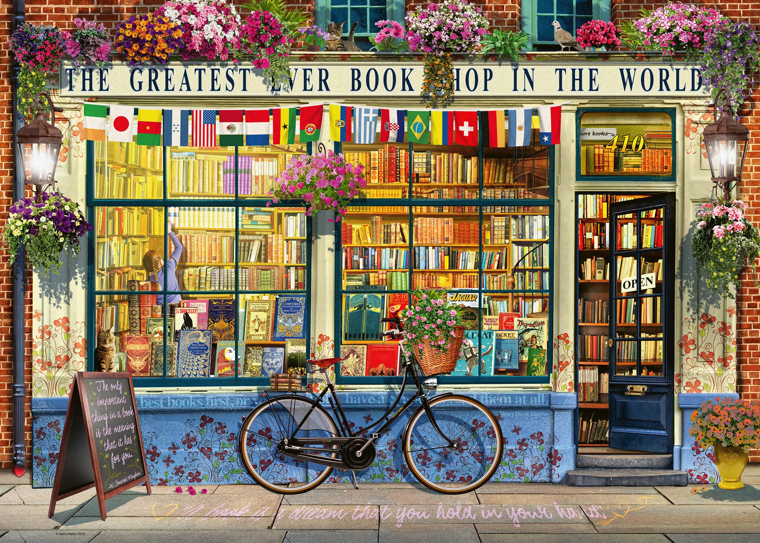 Ravensburger - The Greatest Bookshop 1000 Piece Jigsaw Puzzle 1
