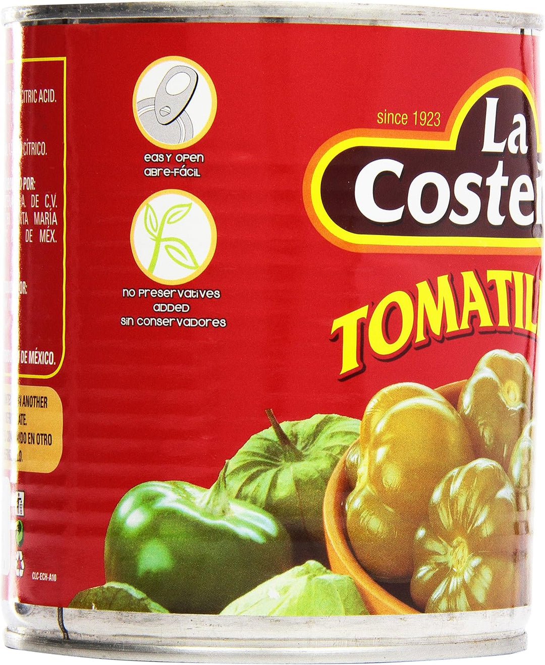La Costena Tomatillos 794g - Whole Cooked Tomatillos in Water with Citric Acid