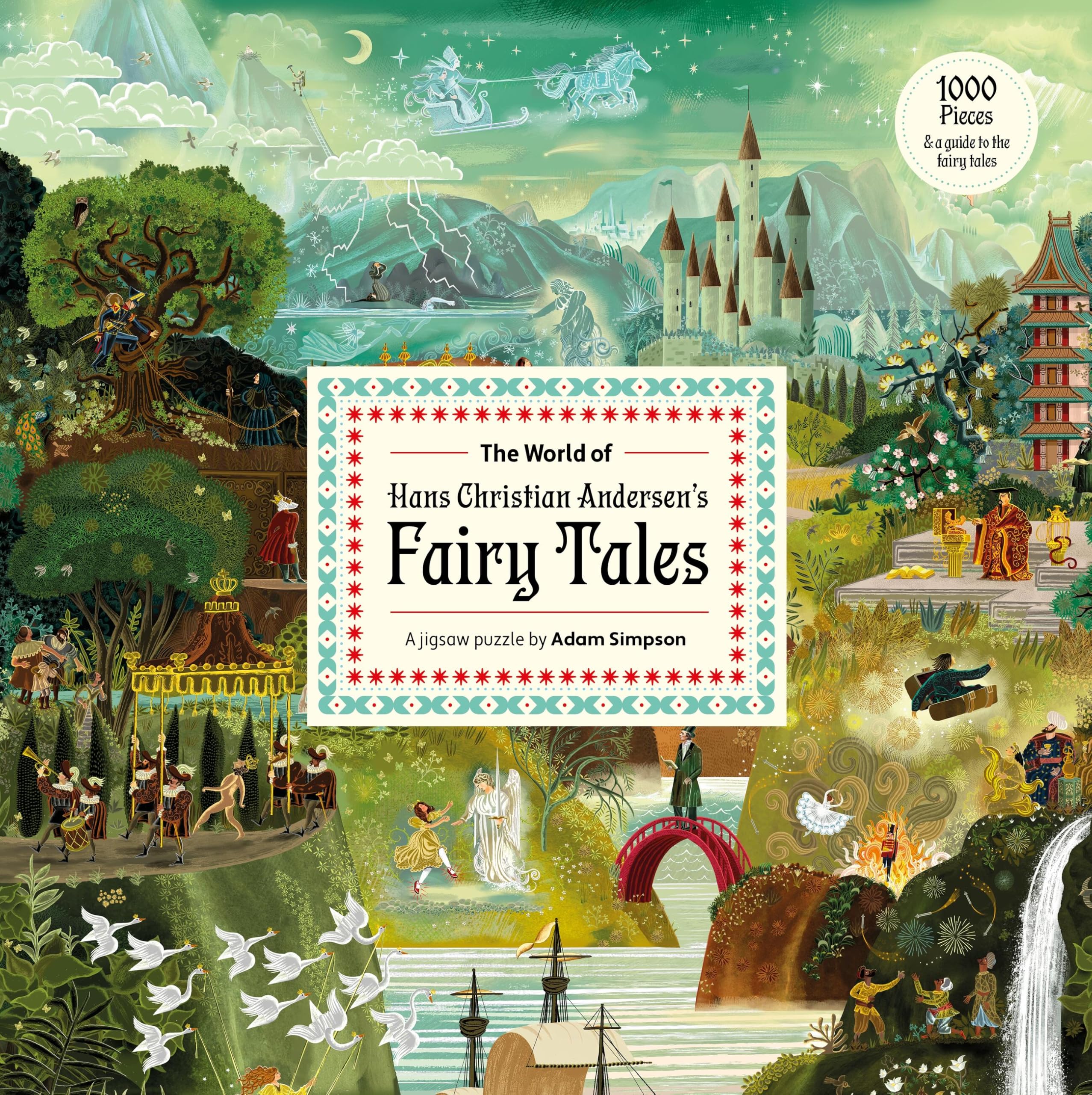 Laurence King The World of Hans Christian Andersen's Fairy Tales Jigsaw Puzzle | 1000 Pieces | 48.5 x 68 cm