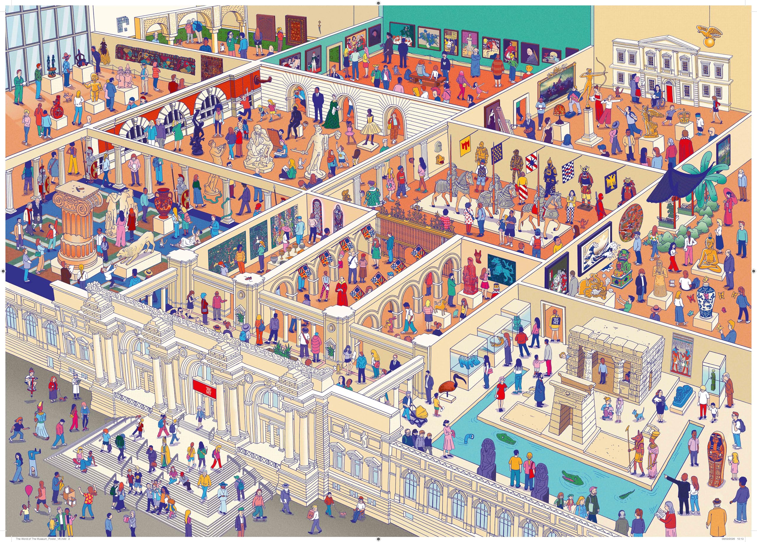 Laurence King The World of the Museum Jigsaw Puzzle - 1000 Pieces, Adult 2