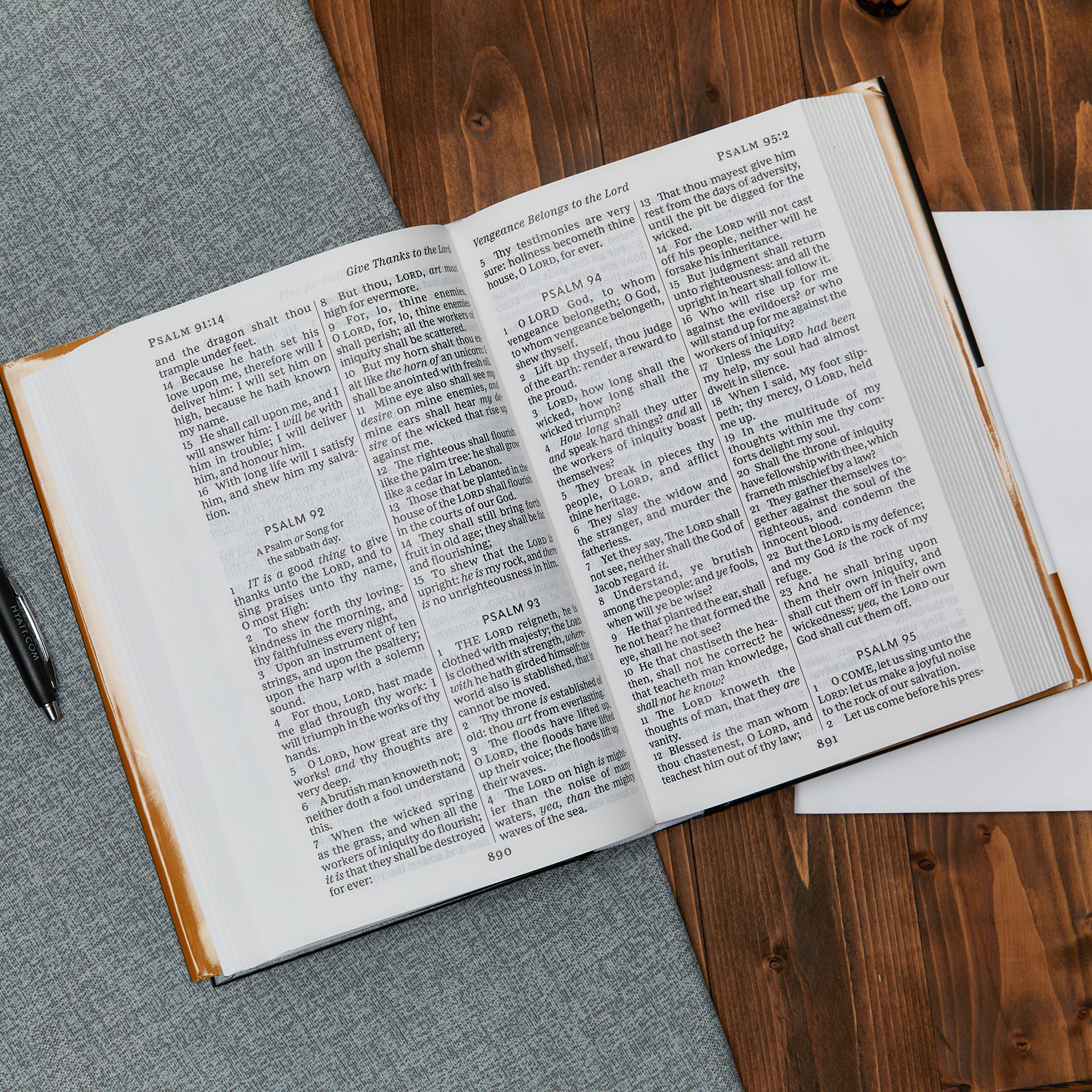 HarperCollins KJV Pew Bible - Large Print | Hardcover | Red Letter Edition 4