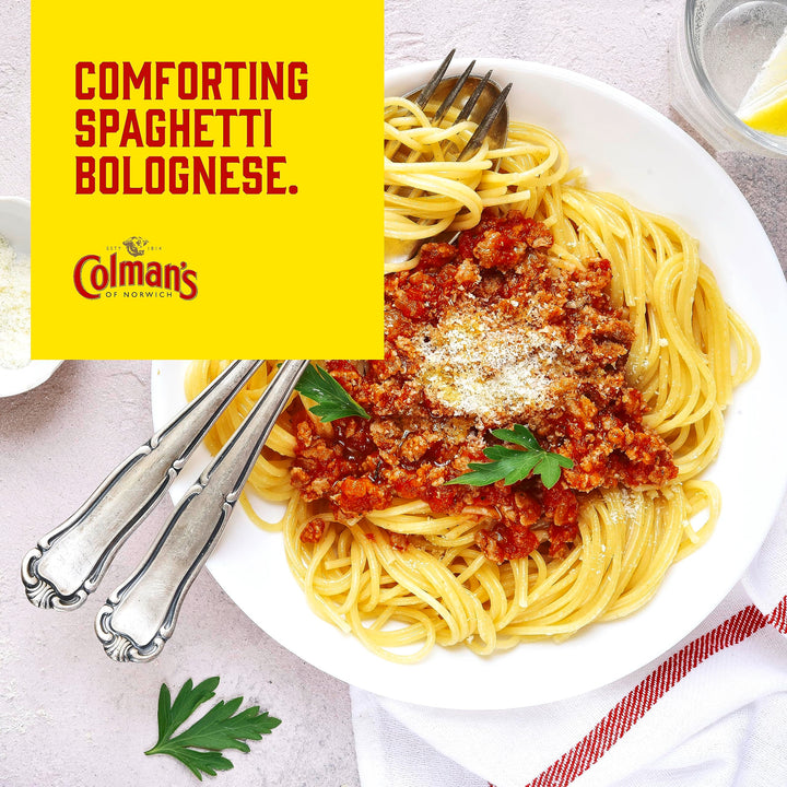Colman's Spaghetti Bolognese Meal Maker - Quick & Easy Family Sauce Mix (4 Servings)