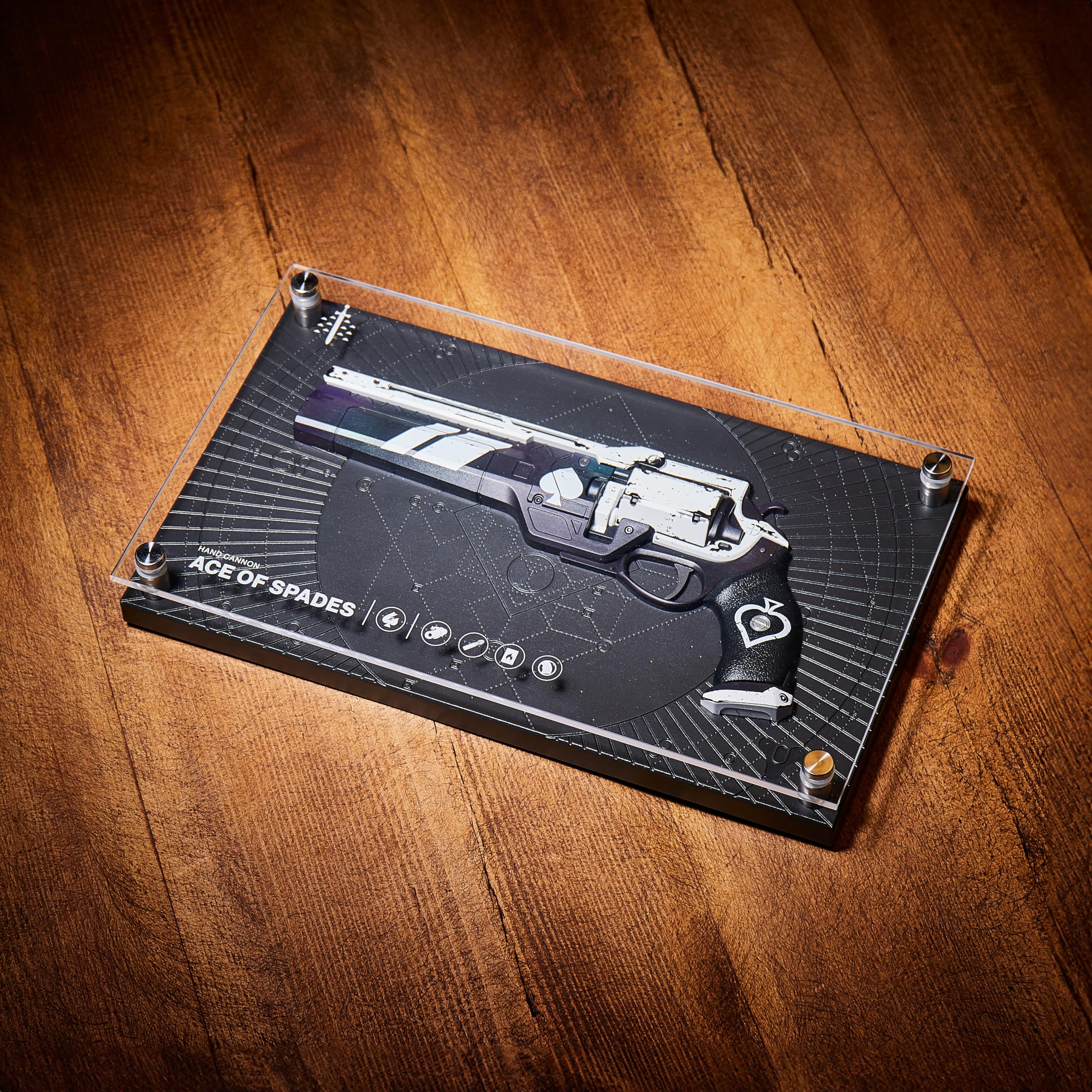 Destiny - Numskull Ace of Spades Exotic Weapon Figure 12x6 in Premium Collectible Statue - Official Bungie Licensed Replica 8