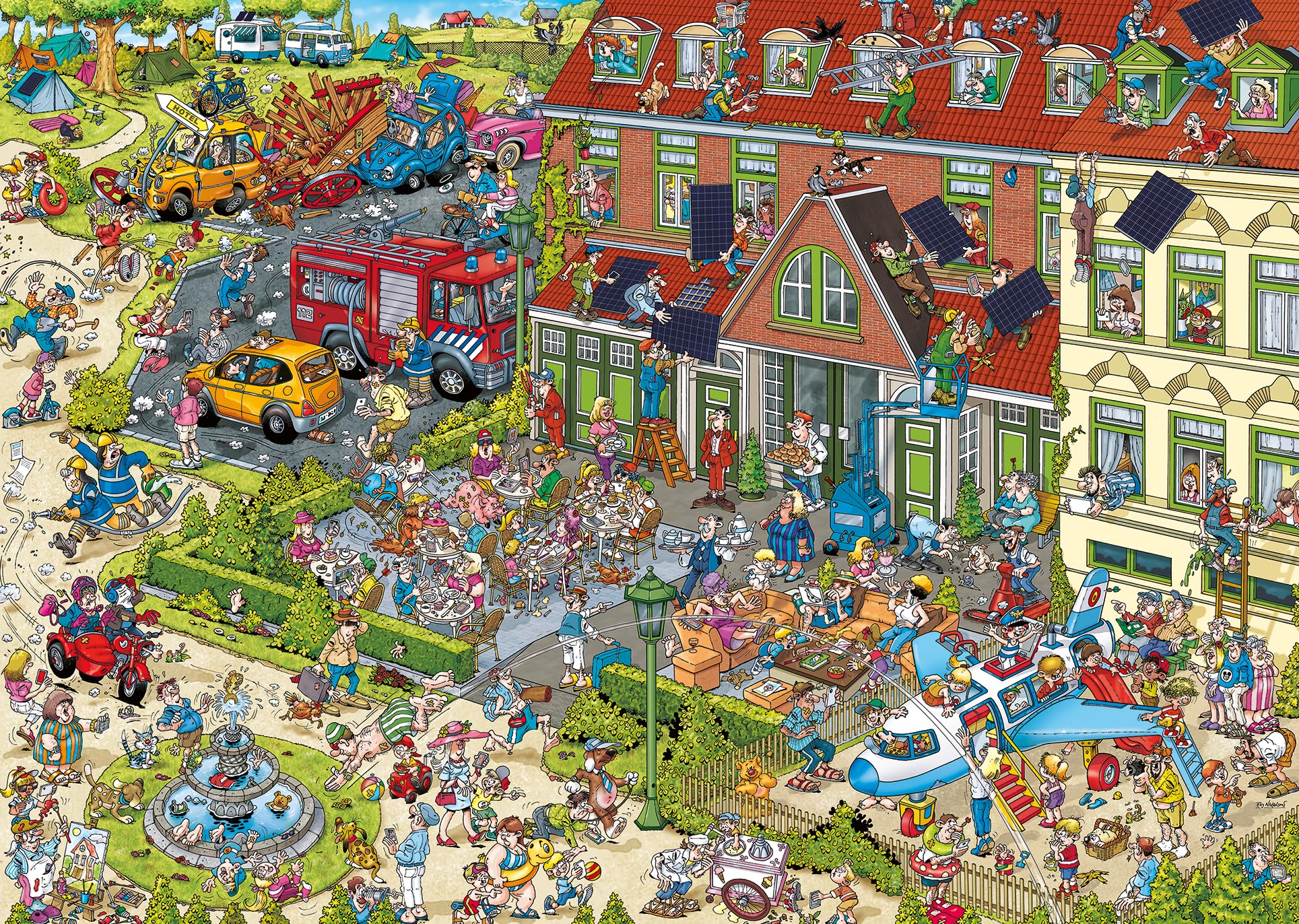Ravensburger Ray's Comic Series - The Hotel Jigsaw Puzzle | 1000 Pieces | 70 x 50cm