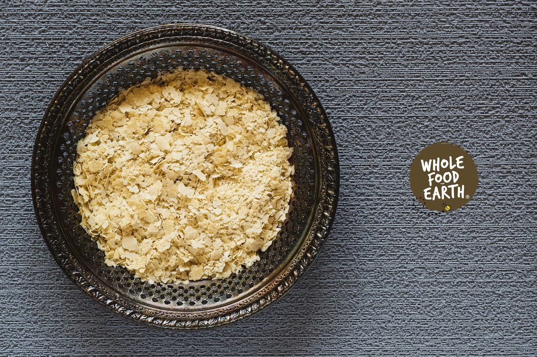 Wholefood Earth Nutritional Yeast Flakes with B12 - 1 kg Dairy Free GMO Free