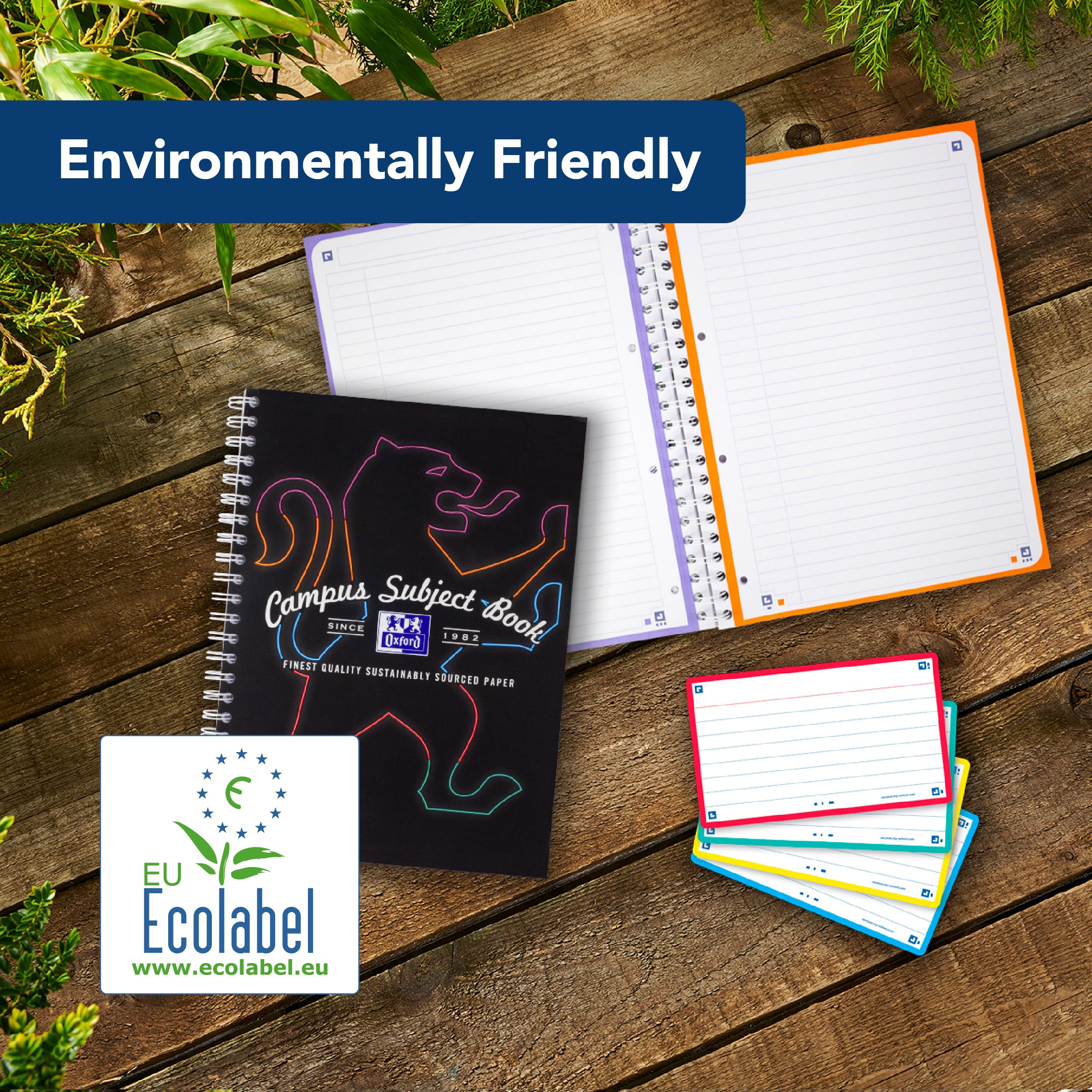 Oxford Campus A4 Subject Notebook - Digital Dividers | Wirebound | 160 Pages 6