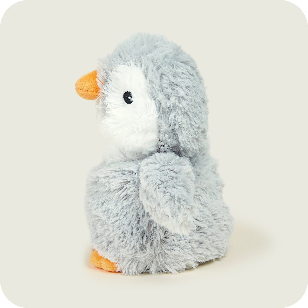 Warmies 13" Grey Penguin - Fully Heatable Cuddly Toy scented with French Lavender