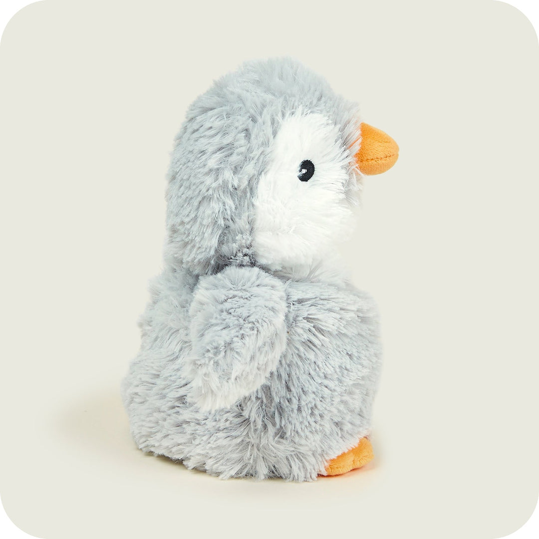 Warmies 13" Grey Penguin - Fully Heatable Cuddly Toy scented with French Lavender