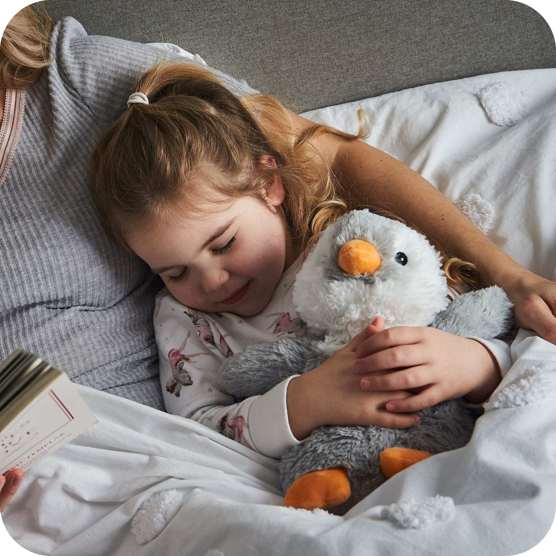 Warmies - 13" Grey Penguin Microwaveable Plush Toy with French Lavender Scent 8