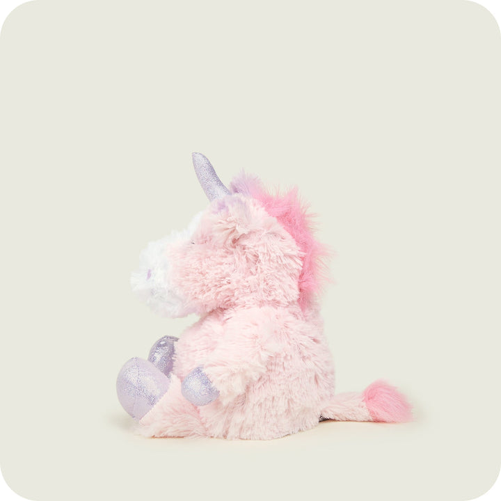 Warmies - Junior Sparkly Pink Unicorn Heatable Plush Toy (JUN-UNI-3)