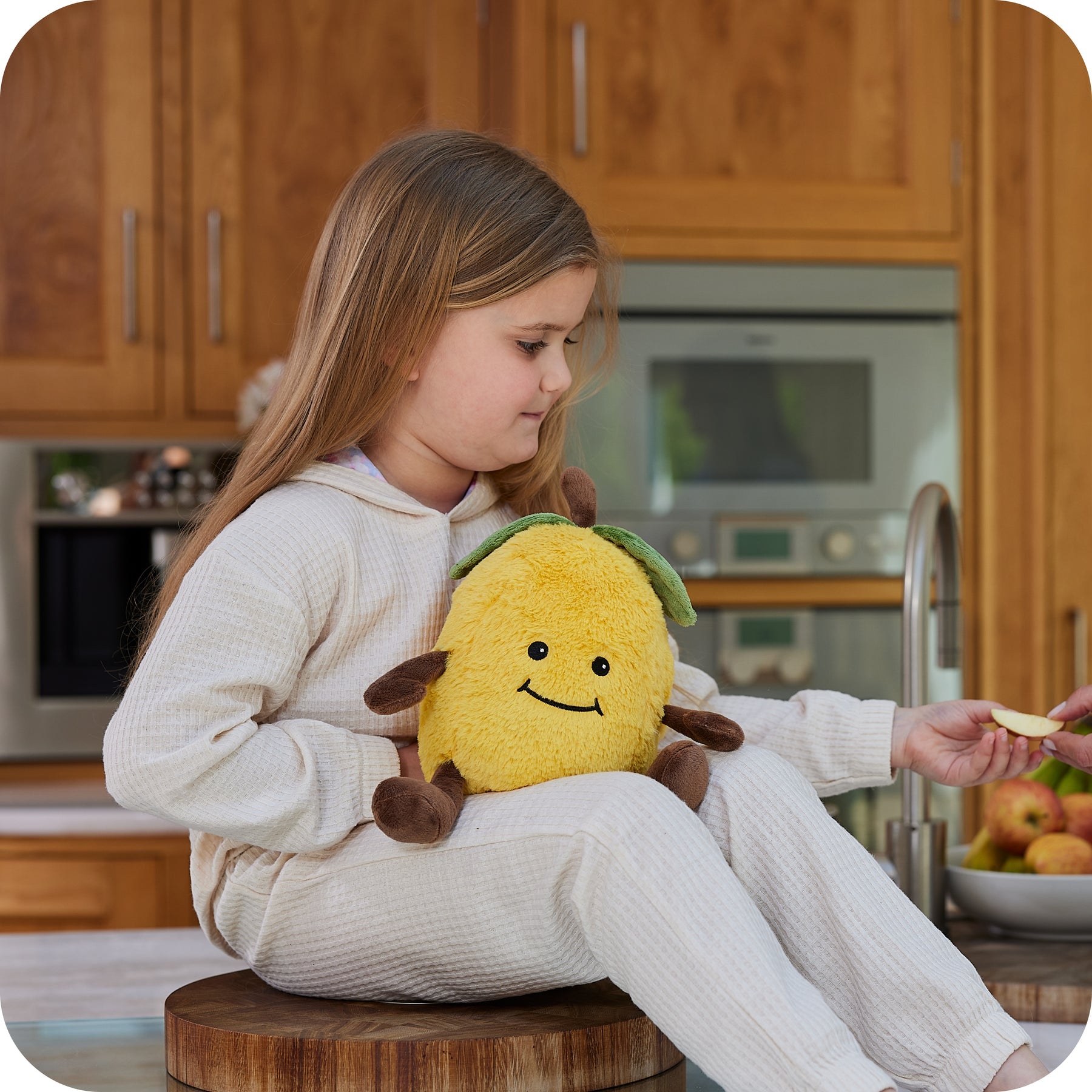 Warmies - Lemon Microwavable Plush Toy with French Lavender Scent 10