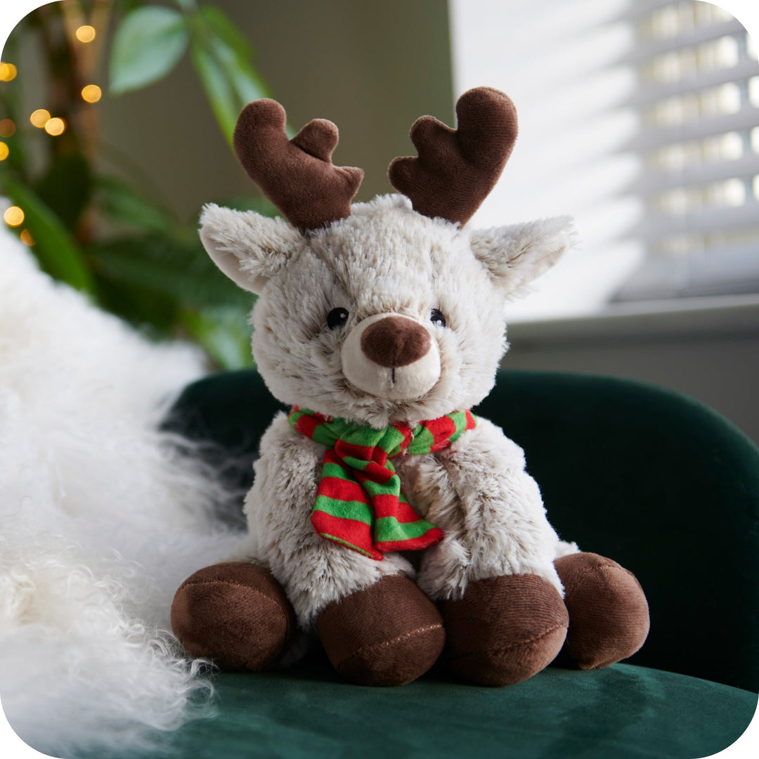 Warmies 13" Reindeer - Fully Heatable Cuddly Toy scented with French Lavender
