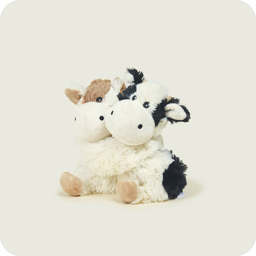 Warmies 9'' Warm Hugs Cows - Fully Heatable Soft Toy Scented with French Lavender