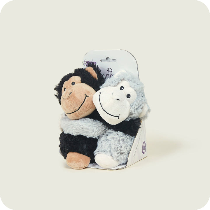 Warmies 9'' Warm Hugs Monkeys - Fully Heatable Soft Toy Scented with French Lavender