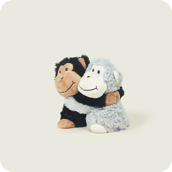 Warmies 9'' Warm Hugs Monkeys – vollständig erwärmbares Stofftier mit französischem Lavendelduft