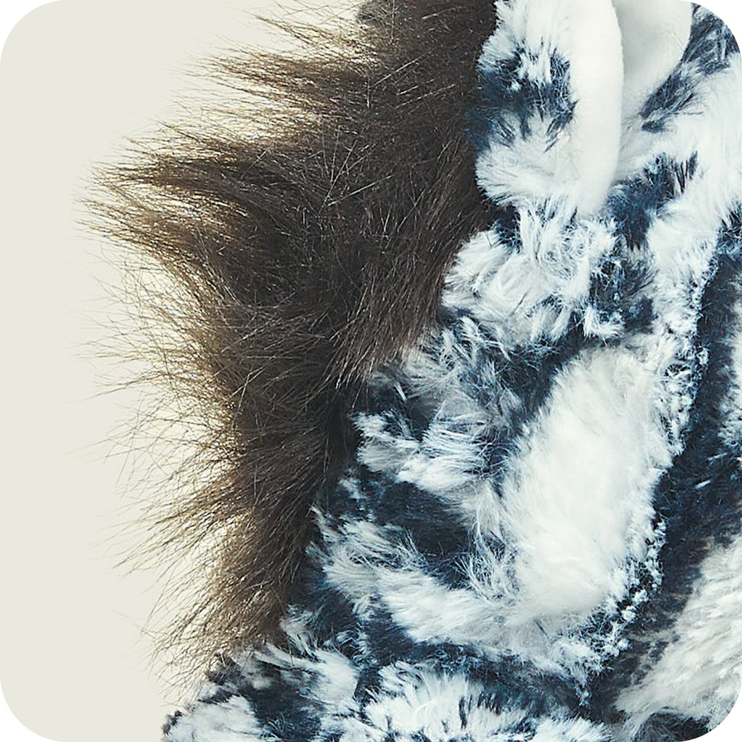 Warmies 13'' voll beheizbares Kuscheltier mit französischem Lavendelduft – Zebra, Schwarz und Weiß