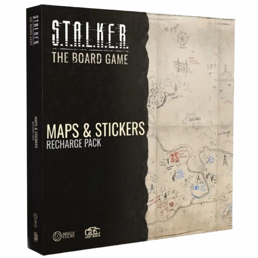 STALKER: The Board Game - Maps & Stickers Recharge Pack