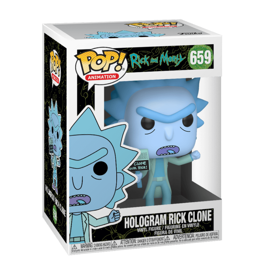 Rick y Morty Holograma Rick Clon Funko 44252 Pop! Vinilo #659