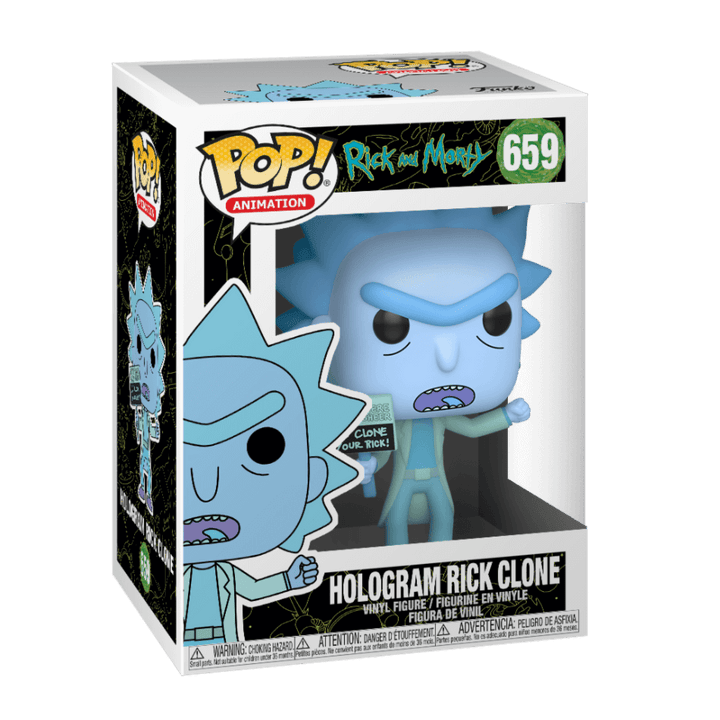 Rick et Morty Hologramme Rick Clone Funko 44252 Pop ! Vinyle #659