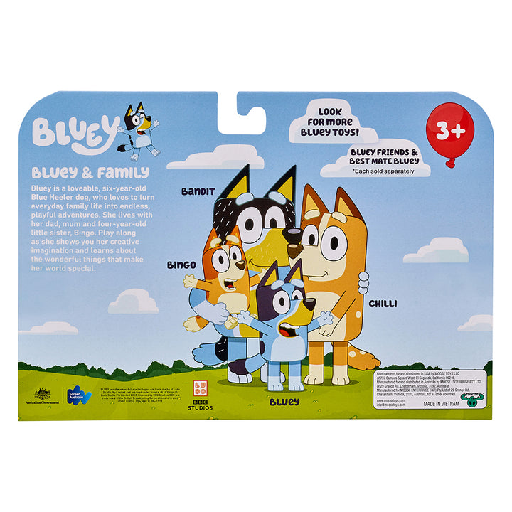 Bluey Family 4er-Pack Figuren