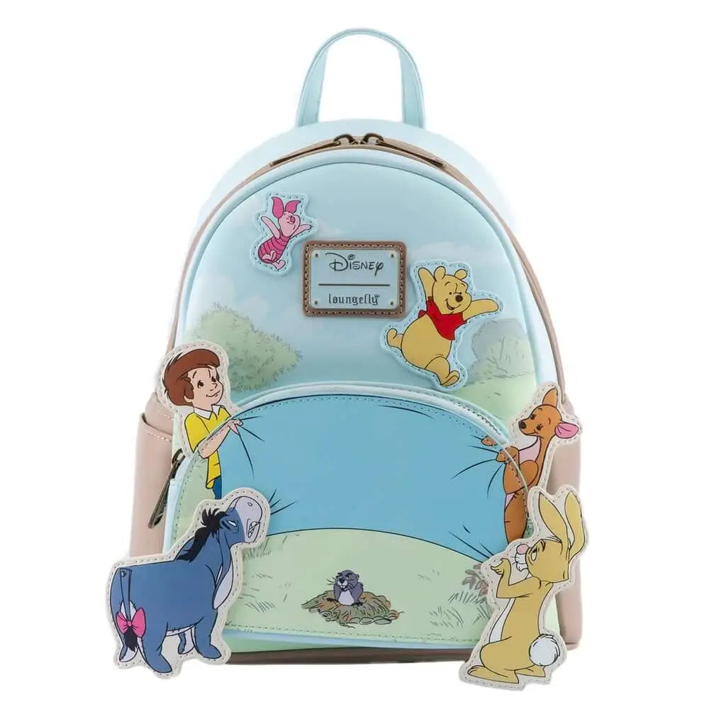 Loungefly Disney Winnie the Pooh 95th Anniversary Celebration Toss Mini-Rucksack für Damen