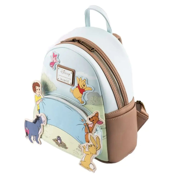 Loungefly Disney Winnie the Pooh 95th Anniversary Celebration Toss Mini-Rucksack für Damen