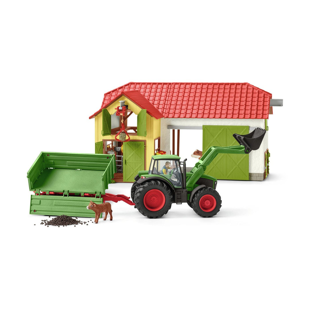 Tracteur Schleich avec remorque