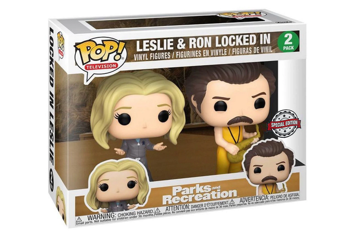 Parks &amp; Freizeit Leslie &amp; Ron Locked In Exclu Funko 56740 Pop! Vinyl