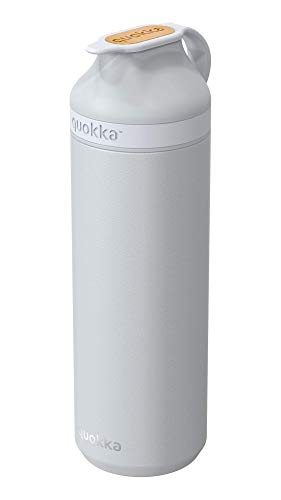Quokka Stainless Steel Bottle with Large Magnet 430 ml Light Mode, Black, Single