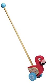 AB Gee 803 38585 EA Flamingo da spingere in legno, rosso