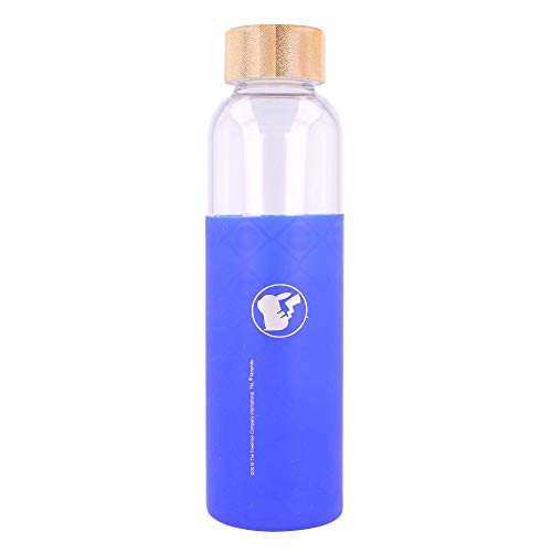 Stor |Glasflasche für junge Erwachsene mit Silikonhülle, 585 ml, Pokemon-Verzerrung