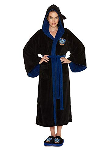 Groovy Harry Potter Ravenclaw Women's Bathrobe Fleece Housecoat Dressing Gown, B