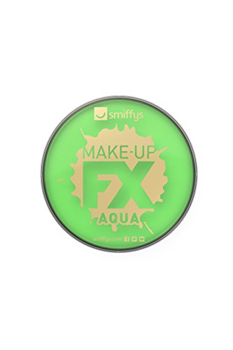 Smiffys Make-Up FX Face and Body Paint, 16 ml - Lime Green