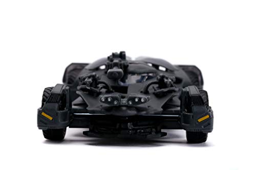 DC Comics 253213005 Justice League Batmobile Druckgussfahrzeug und Meta, Schwarz