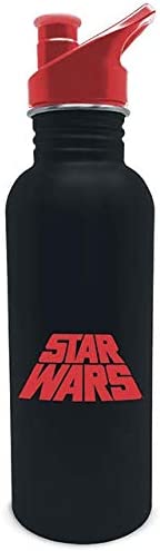 Star Wars 24240998 MDB25908 Feldflasche, Schwarz/Rot, Standard