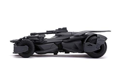 DC Comics 253213005 Justice League Batmobile Druckgussfahrzeug und Meta, Schwarz