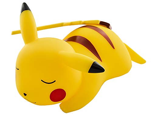 Pokemon 811360 Schlafendes Pikachu, leuchtende Figur, 25 cm, gelb