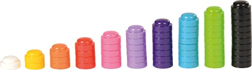 EDUPLAY Eduplay120460 1000-teilige farbige Stapelkappen, mehrfarbig