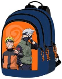 Naruto-Rucksack mit zwei Fächern, anpassbar an Trolley 42 cm