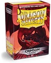 Dragon Shield - Classic Standard Size Sleeves 100Pk - Crimson, ART10021