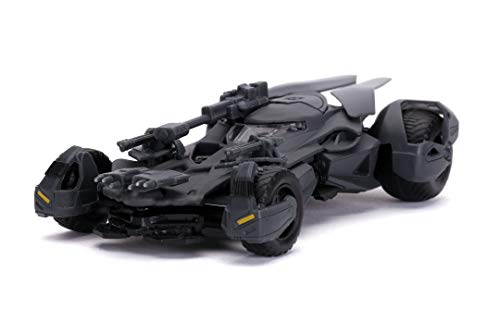 DC Comics 253213005 Justice League Batmobile Druckgussfahrzeug und Meta, Schwarz