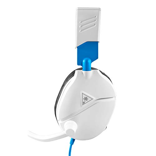 Casque de jeu Turtle Beach Recon 70P blanc pour PS4, Xbox One, Nintendo Switch et PC