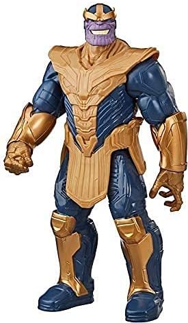 Marvel Avengers Titan Hero Series Blast Gear Deluxe Thanos Action Figure, 30-cm Toy, Inspired byMarvel Comics, For Children Aged 4 and Up