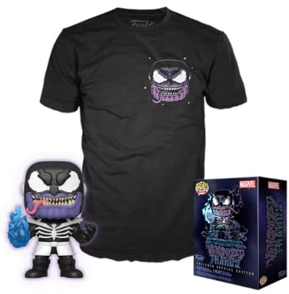 Funko 45460 POP und T-Shirt: Marvel – Venomized Thanos – klein, mehrfarbig