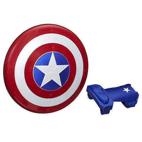 Marvel Avengers Capitán América Blast Escudo magnético y juguete de guantelete
