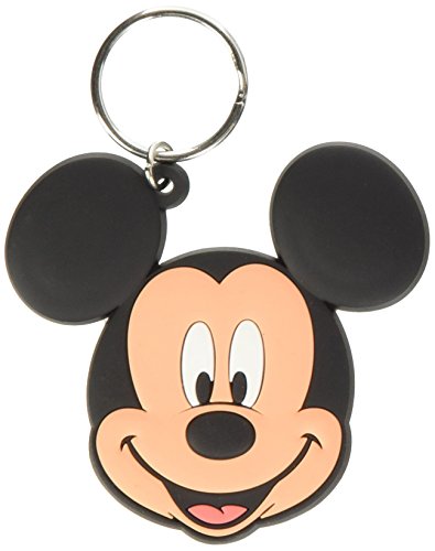 Disney Junior RK38322C Mickey Mouse Gummi-Schlüsselanhänger, mehrfarbig, 4,5 x 6 cm