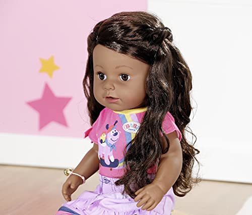 BABY born Sister, 43 cm große Puppe mit echten Tränen und Badezeit-Spiel, ab 4 Jahren 5