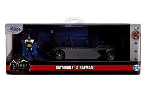DC Comics 253213004 Batman The Animated Series Batmobile Die-Cast Vehicle and Me